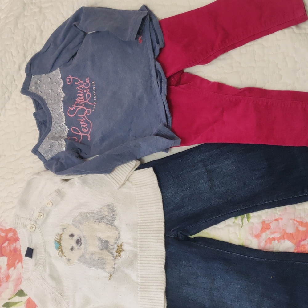 Bundle Lot of sweaters, tops jeans and pants